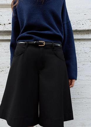 Жіночі довгі класичні шорти бермуди zara розмір l xl