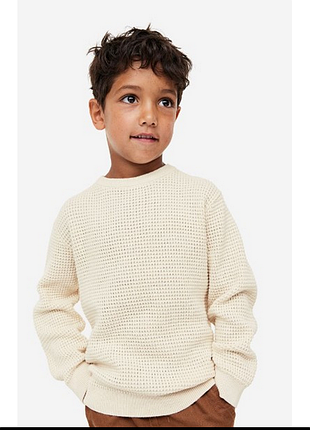 Джемпер h&amp;m с текстурированным вафельным узором на 8-10 лет