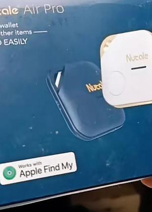 Умный bluetooth-трекер nutale air pro, работающий в официальной экосистеме apple find my для поиска ключей, кошельков и сумок (только для ios)
