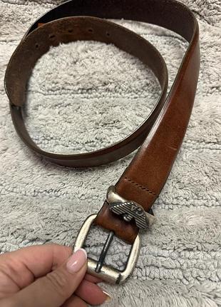 Ремінь armani jeans 115 см,шкіра