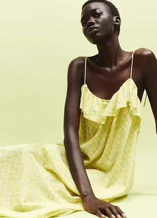 Легкий сарафан из хлопка и вискозы от h&amp;m