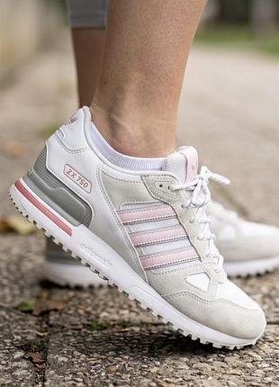Жіночі кросівки adidas zx 700 hd (оригінал) — ніжно-рожеві, розмір 38