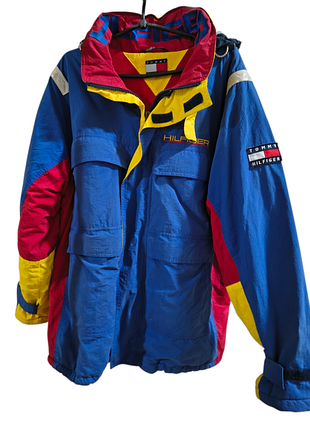 Рідка вінтажна куртка на флісі tommy hilfiger 90s
