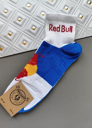 Средние мужские носки унисекс носокоф в стиле red bull, размер 41-45