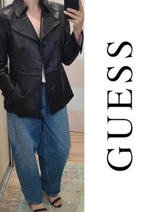 Новая кожаная куртка,пиджак от guess