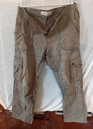 Мужские брюки карго george casual outfitters размер w34 l29 (оливковые / хаки)