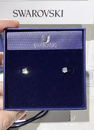 Пусети сережки swarovski