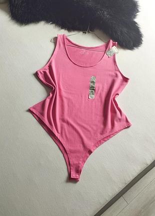 Primark cares базовое хлопковое боди майка размера plus