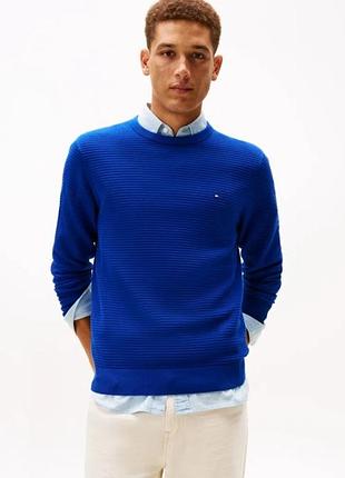 Мужской текстурный свитер tommy hilfiger