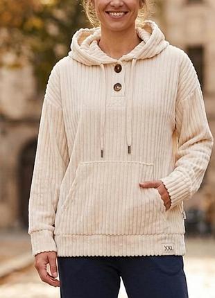Тепла плюшева кофта худі вельвет (р. xxl)