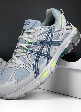 Мужские кроссовки asics gel kahana 8 серые ( термо )