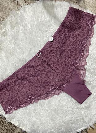 Красиві трусики бразиліани колір пильна троянда, плюс сайз hunkemoller