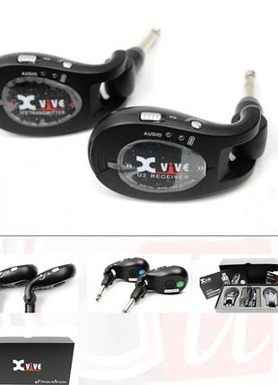 Цифровая гитарная радиосистема xvive u2 guitar wireless system (2.4 ггц, передатчик + приемник, передача 24-бит/48 кгц)
