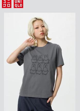 Футболка miffy in bloom ut uniqlo