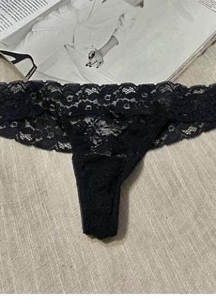 Accessorize чудові чорні мереживні трусики як нові