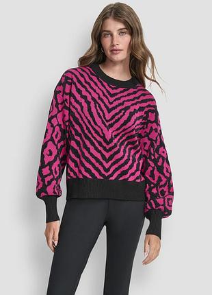 Женский свитер dkny с узором