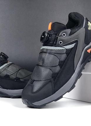 Мужские кроссовки the north face shimano boa серые ( термо )