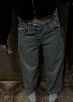 Джинси baggy блакитні