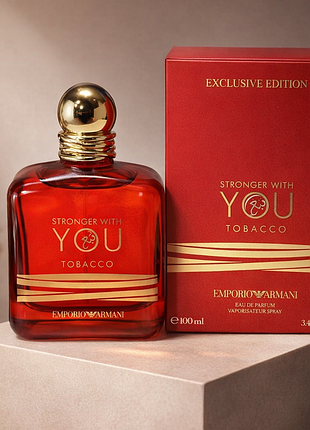 Мужской аромат giorgio armani emporio armani stronger with you tobacco 100 мл - армани стронгер виз ю тобако