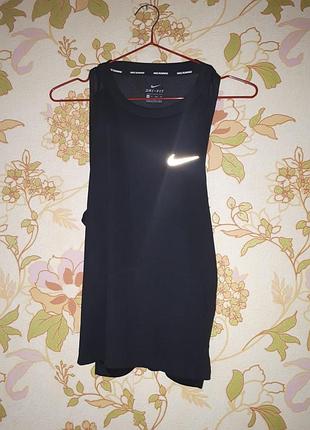 Майка женская nike оригинал dri-fit, размер s, наш 42