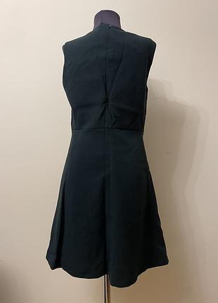 Жіноча сукня темно - зеленого кольору massimo dutti s/m 3