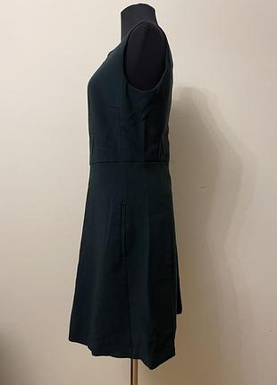 Жіноча сукня темно - зеленого кольору massimo dutti s/m 4