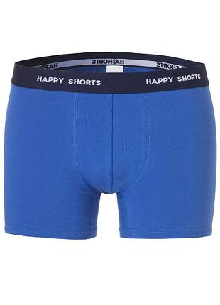 Труси-боксери чоловічі happy shorts сині