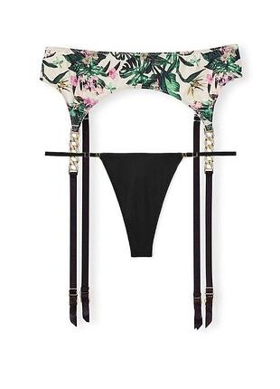 Трусики тонг victoria's secret з поясом для панчіх