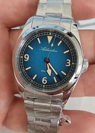 Часы addiesdive ad2554 36mm – элегантный хомаж tudor explorer с японским кварцевым механизмом miyota 2035 и сапфировым стеклом