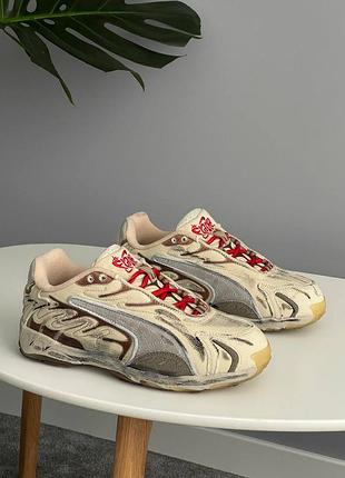 Кросівки a$ap rocky x puma inhale og distressed pack alpine snow — стильна модель для чоловіків