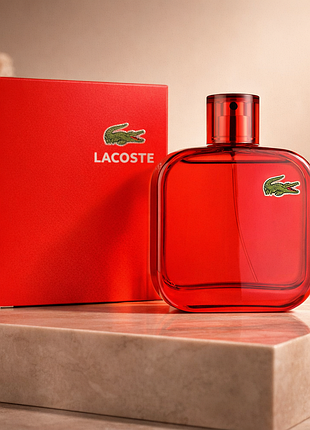 Мужская туалетная вода lacoste l.12.12 red 100 мл красная лакоста