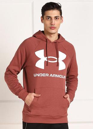 Худі чоловіче under armour rival fleece big logo hoodie