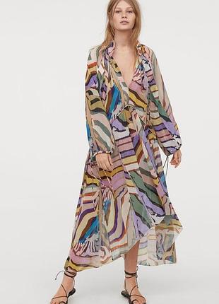 H&m studio 2019 довга легка сукня розмір s