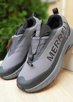 Чоловічі якісні та стильні кросівки merrell agility peak 5 gtx gore-tex сірі