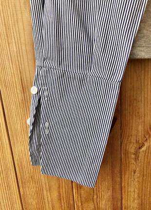 Zara свитшот с рукавами от рубашки серый6 фото