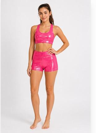 Ярко-розовый спортивный костюм из коллекции luminas sorbet от бренда designed for fitness (df)