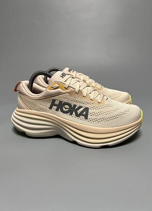 Кросівки на широку стопу для комфортної ходьби бігу тренувань hoka one one bondi 8 wide оригінал 1127954 cmv