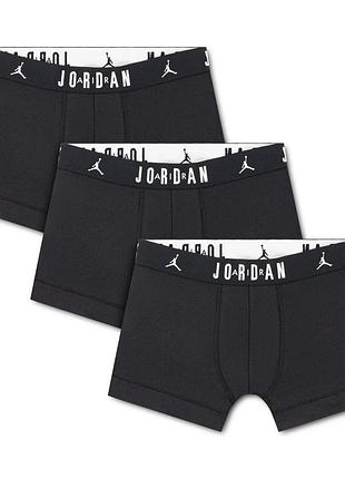 Труси nike air jordan flight cotton trunk dri-fit 3pk