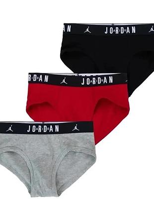Труси nike air jordan jhm flight cotton brief 3-pack