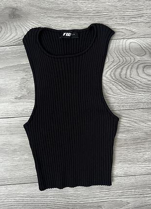 Кроп топ в рубчик tally weijl