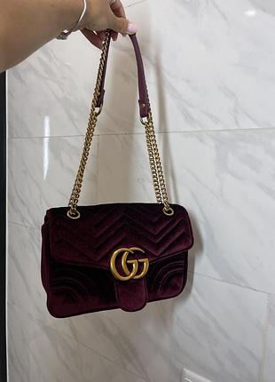 Сумочка замшева gucci