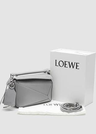 Сумка loewe mini puzzle bag grey