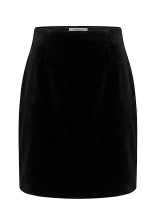 Чорна оксамитова спідниця sportmax