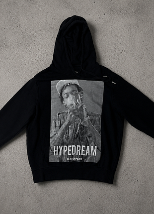 Ексклюзивне худі eleven paris x wiz khalifa в глибокому чорному кольорі
