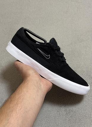 Nike sb shane black white 42.5р 27см кросівки оригінал