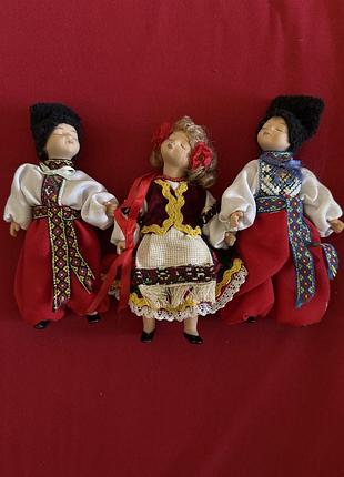 Порцелянова фарфорна лялька українка 20 см вінтаж