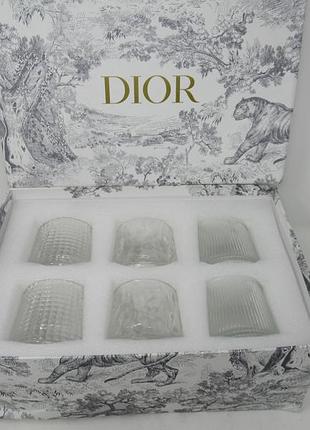 Склянки dior стакани келихи