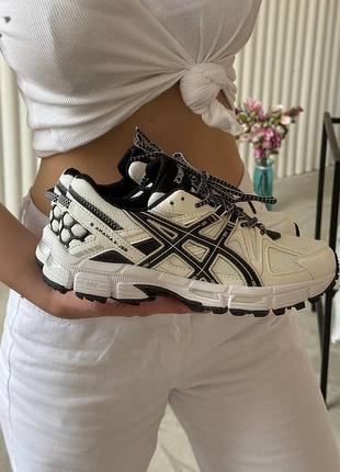 Женские кроссовки asics gel kahana 8 white black