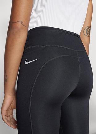 Nike xl спортивні чорні облягаючі фітнес лосіни жіночі