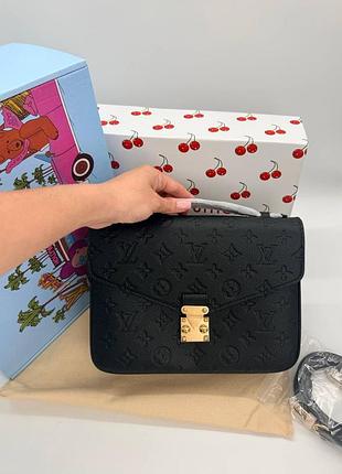 Женская сумка премиум pochette metis east west black